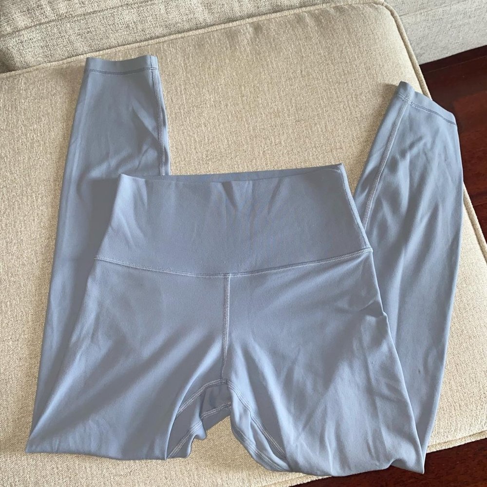 Lululemon align leggings in chambray 25” inseam worn once, no flaws